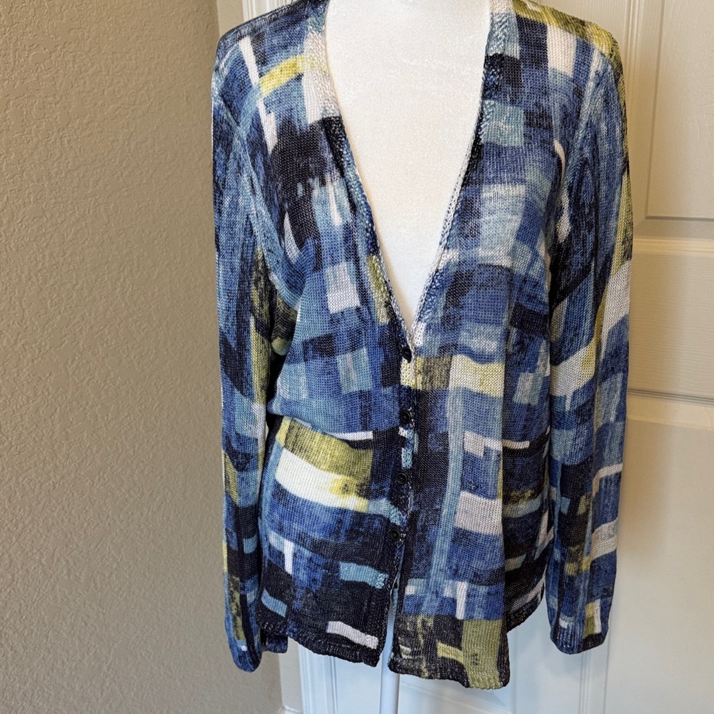 ZOZO Lightweight Cardigan Art to Wear, Artsy, Art Teacher‎ GUC Size XL